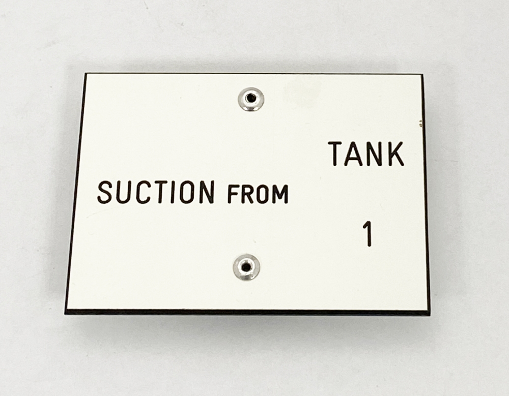 Suction from Tank Labels PFS Fueltec Limited